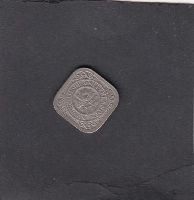 Beschrijving: 5 Cent WILHELMINA